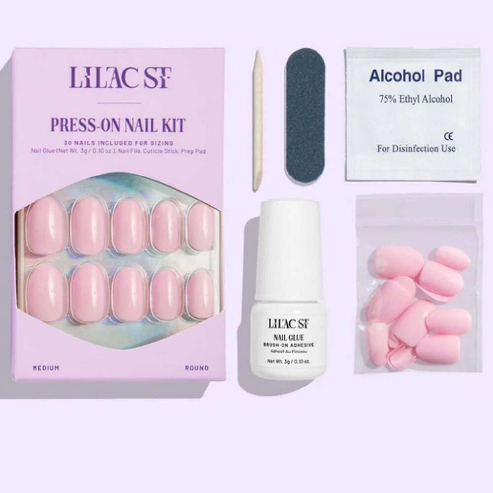 New Lilac St. Pirouette Set of 30 Press On Nails